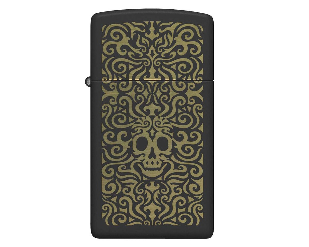 Briquet Zippo Skull Design