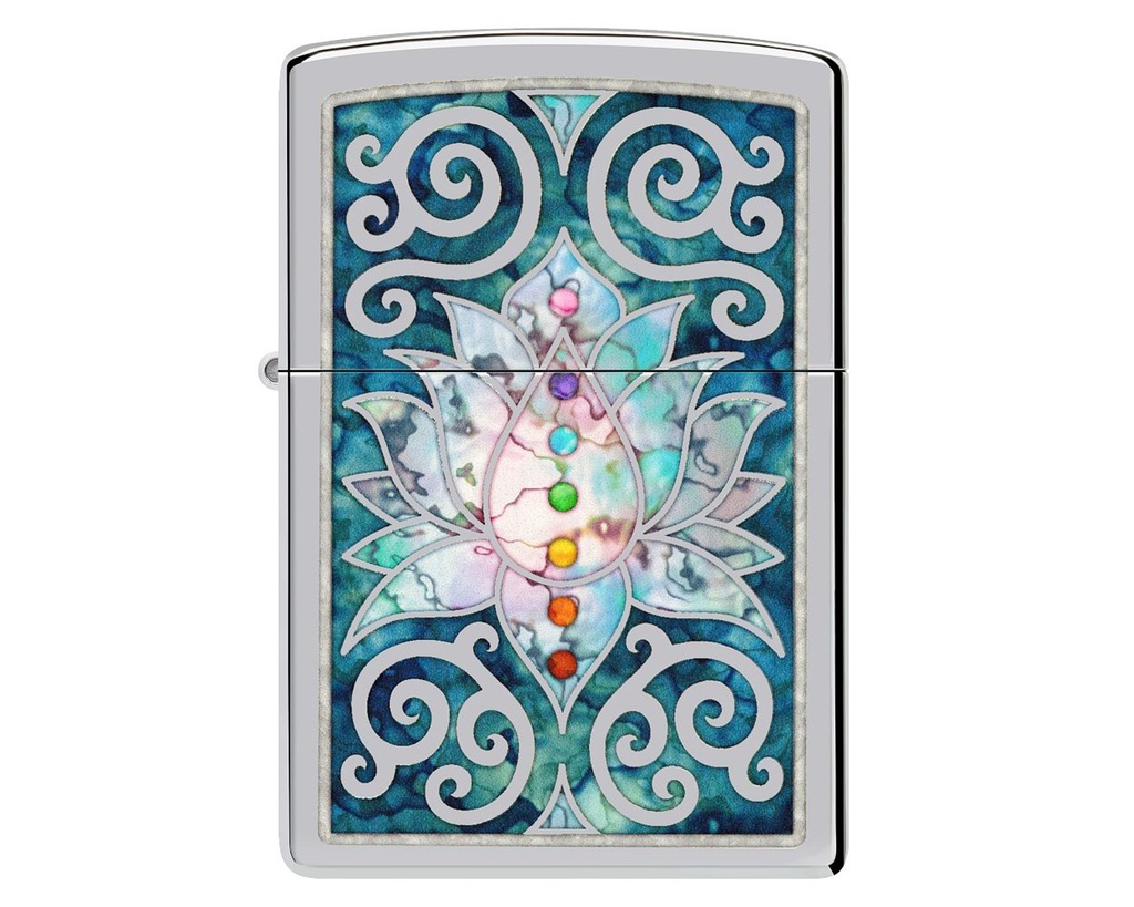 Lighter Zippo Lotus Flower Design