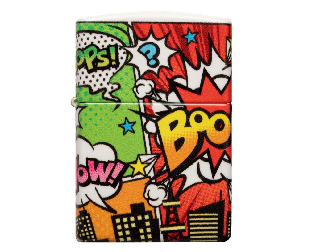 Briquet Zippo Pop Art City Design