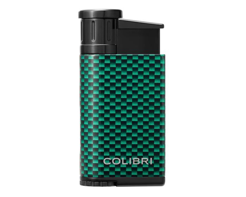 Lighter Colibri Evo Carbon Green