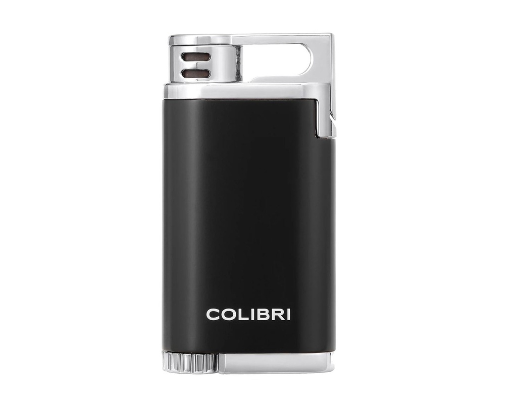 Lighter Colibri Belmont Black Chrome