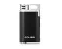 Briquet Colibri Belmont Noir Chrome