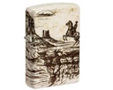 Briquet Zippo Wild West Scene Design