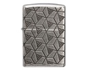 Briquet Zippo Geometric Pattern Design