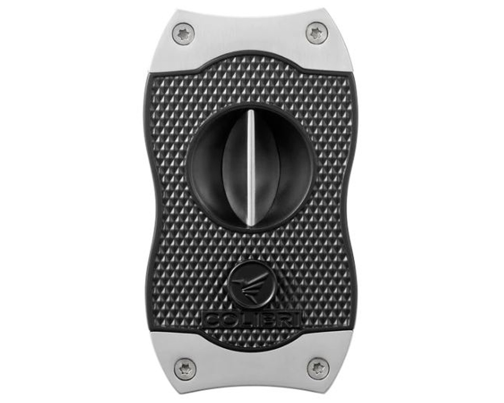 Sigarenknipper Colibri V-Cut Diamond Zwart Chrome