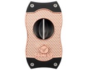 Sigarenknipper Colibri V-Cut Diamond Rose Zwart