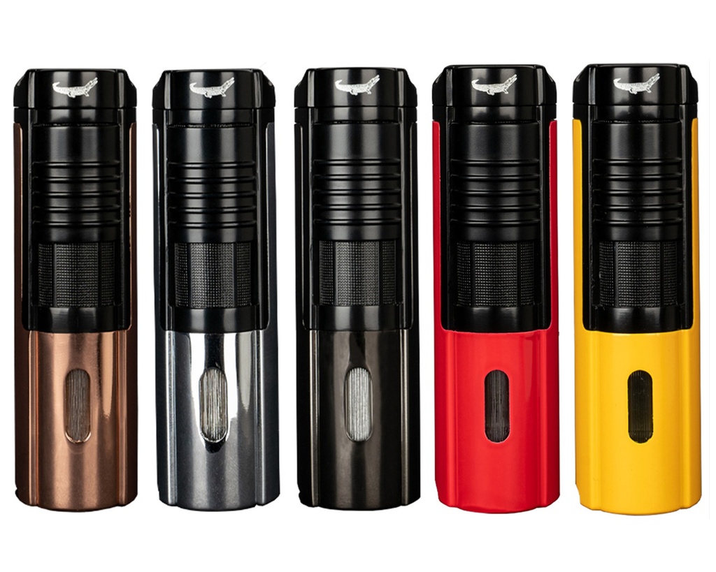 Briquet Formula Crocodile Avanti Triple Jet avec Puncher