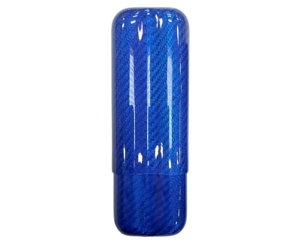 Cigar Pouch Carbon Fiber 2C Blue R58 140mm