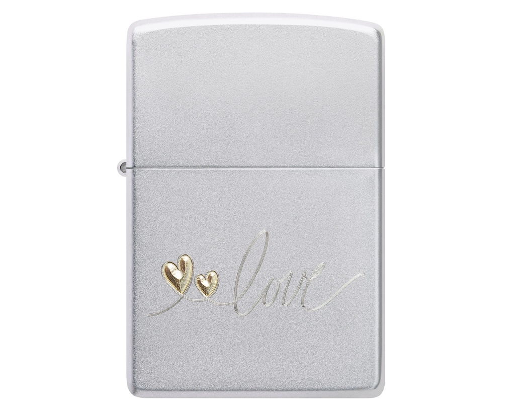 Briquet Zippo Heart Design