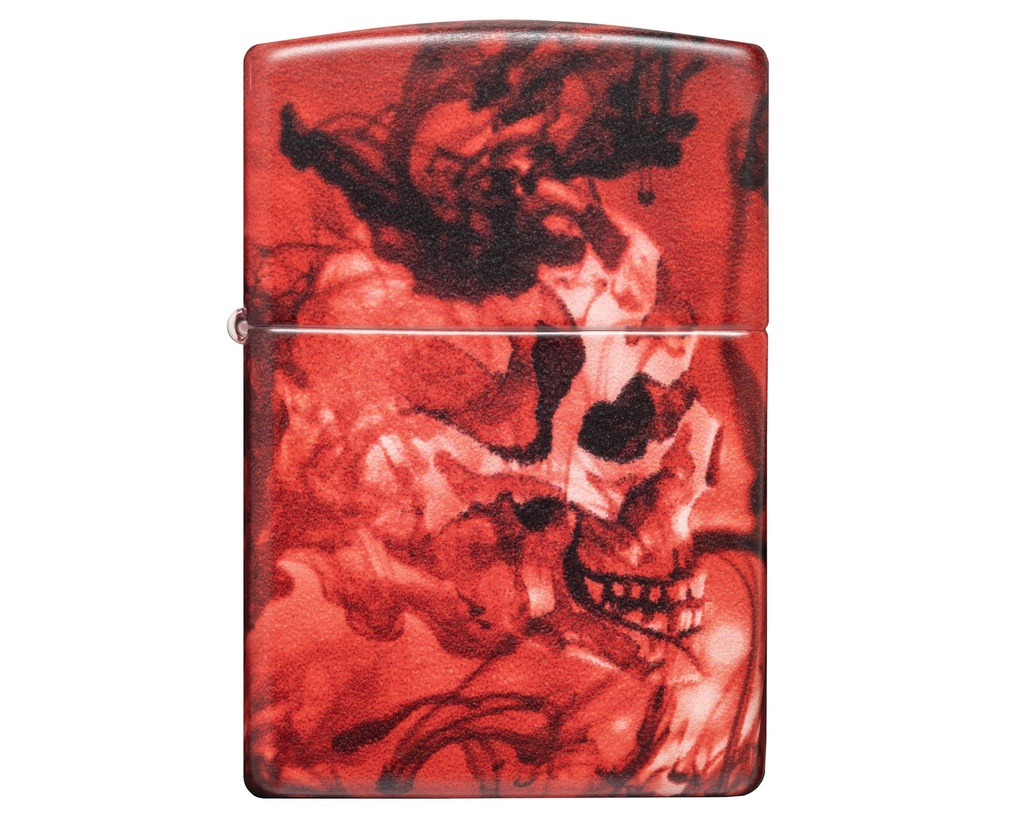 Ligther Zippo Spooky Skulls Design