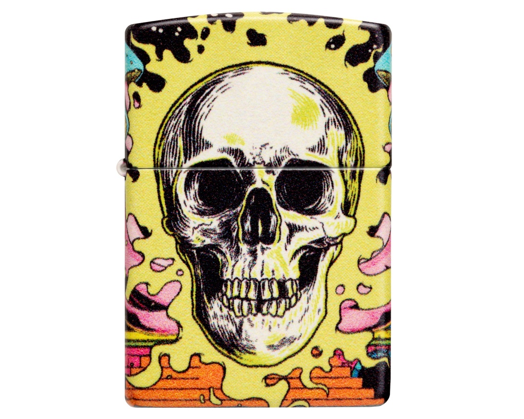 Briquet Zippo Skull Design