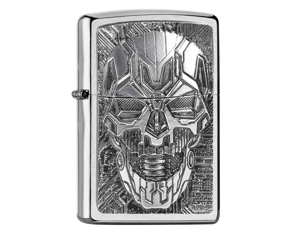 Briquet Zippo Technic Skull Trick