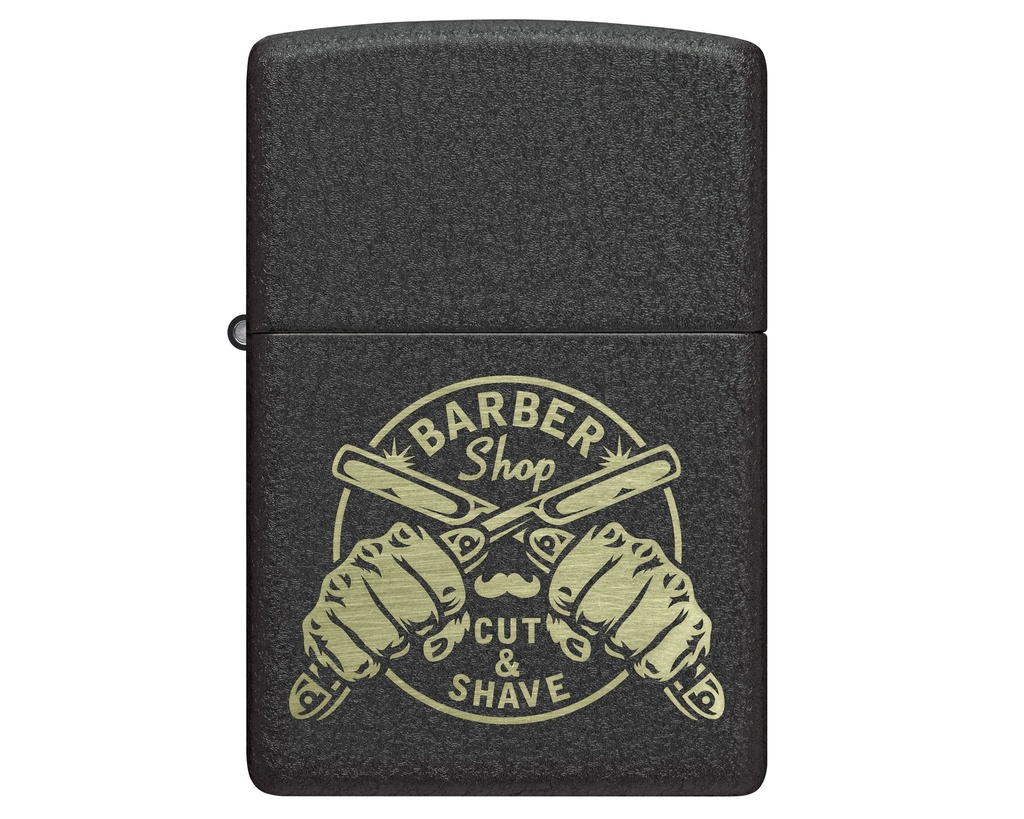 Lighter Zippo Barber Shop Design