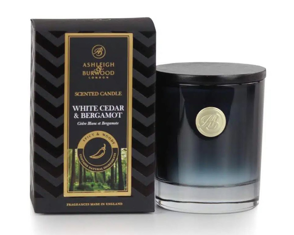 AB Signature Candle 140g White Cedar & Bergamot