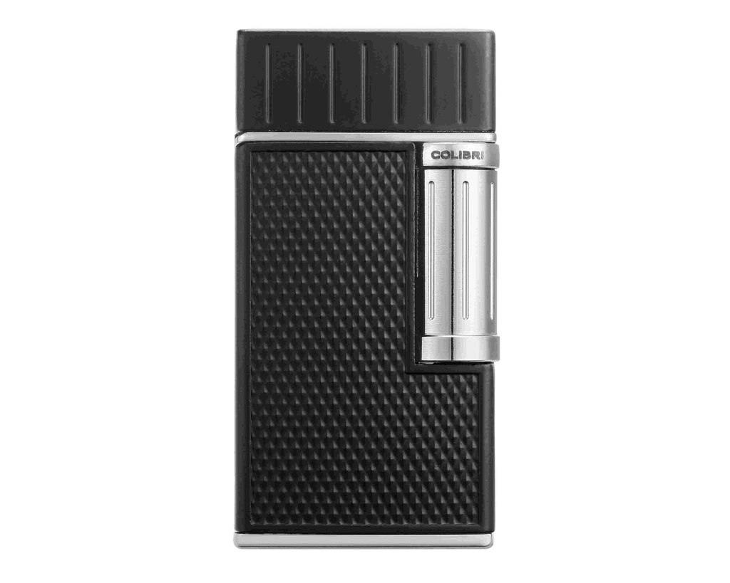 Briquet Colibri Julius Noir Chrome