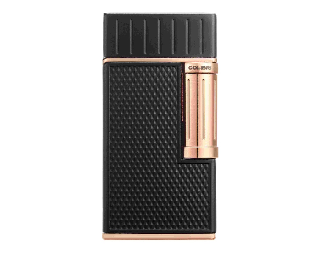 Lighter Colibri Julius Black Rose Gold