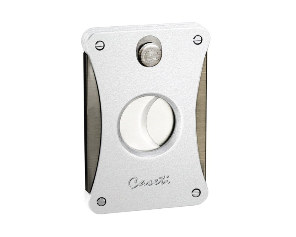 Cigar Cutter Caseti Chrome Shiny Silver