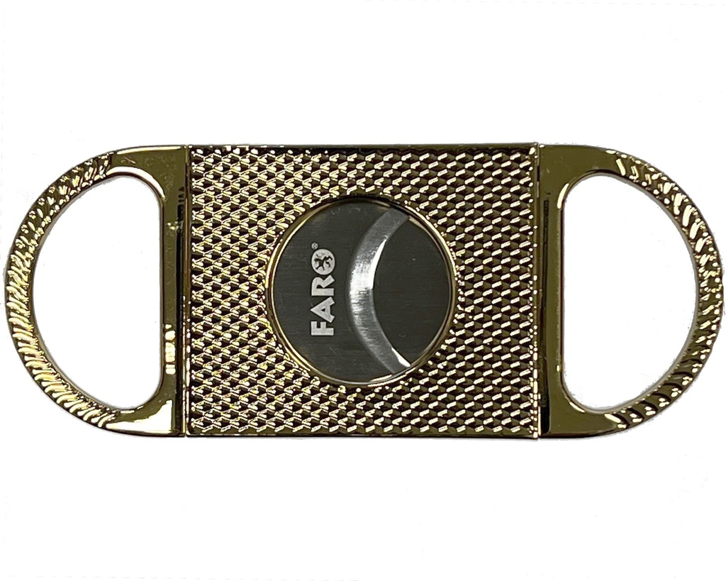 Cigar Cutter Faro Gold Motif 22mm