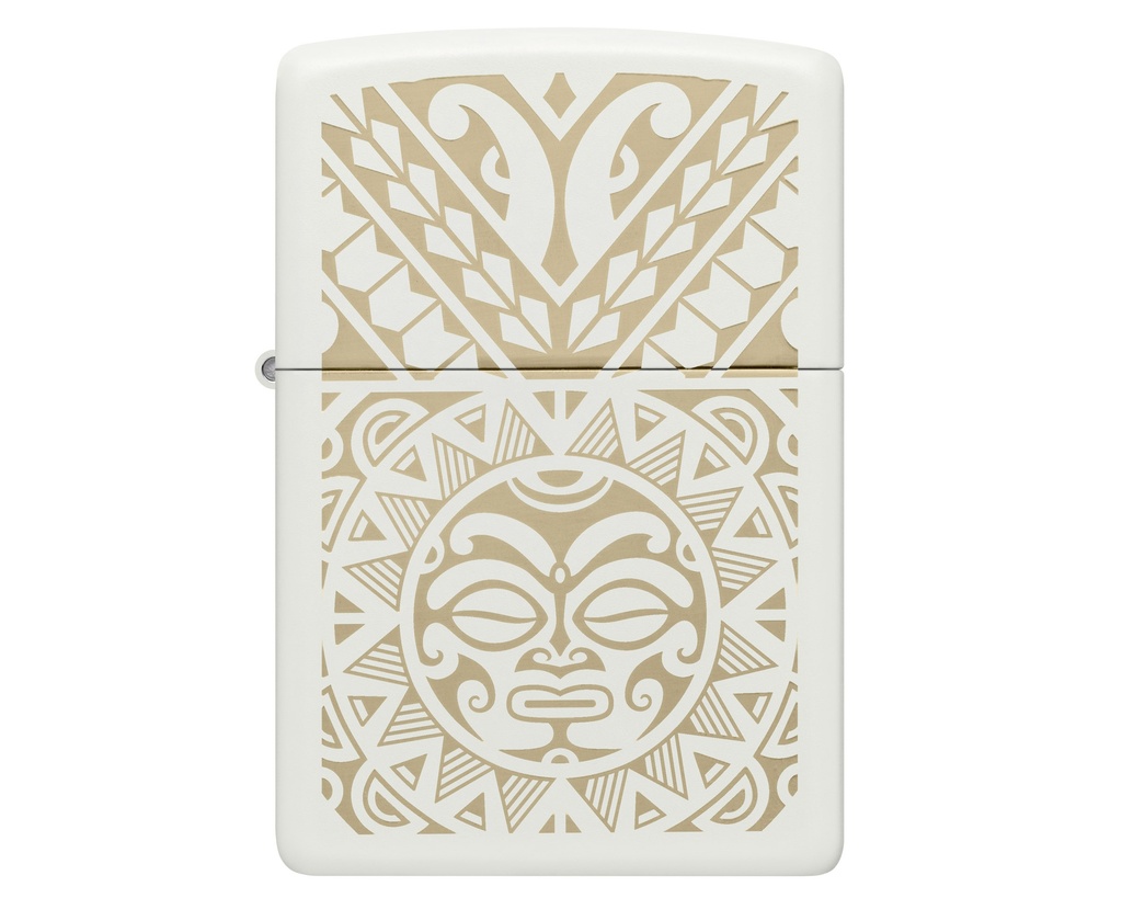 Aansteker Zippo Maori Tattoo Design