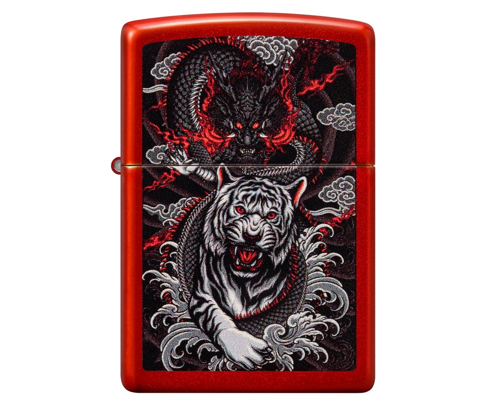 Briquet Zippo Dragon Tiger Design