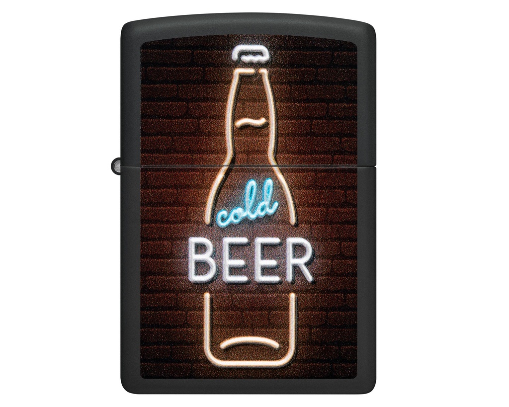 Briquet Zippo Beer Sign