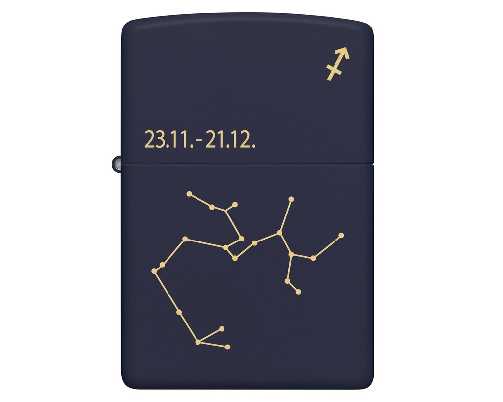 Briquet Zippo Zodiac Sagittarius Design