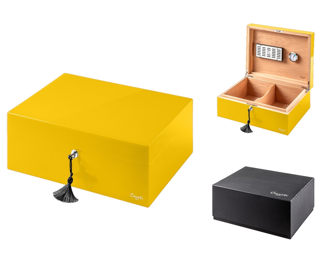 Humidor Caseti Paris Jaune