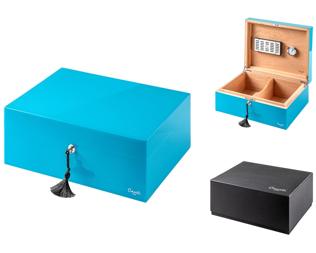 Humidor Caseti Paris Bleu Clair