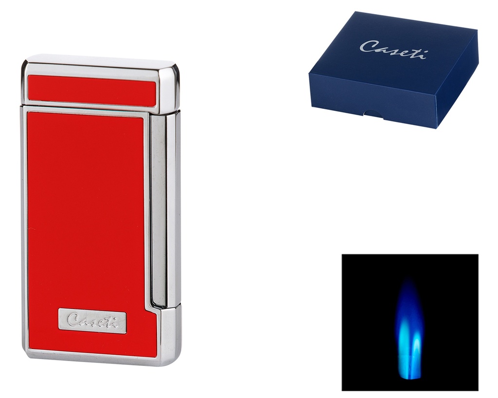 Briquet Caseti Paris Double Jet Rouge