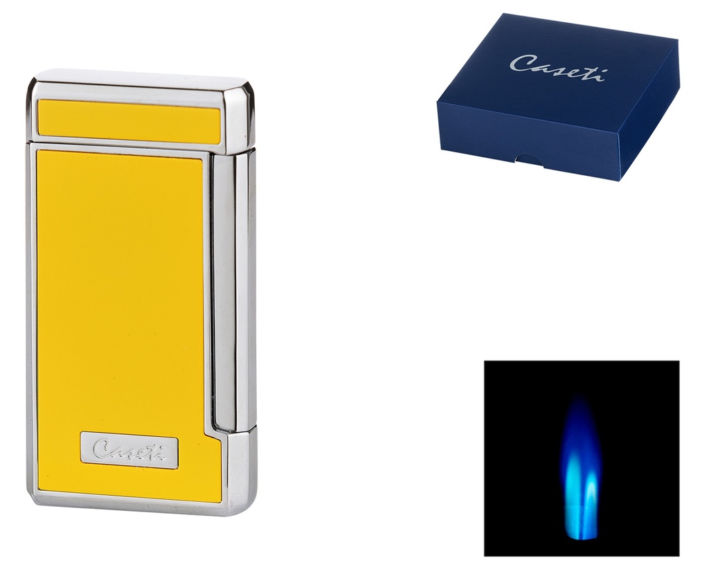 Briquet Caseti Paris Double Jet Jaune