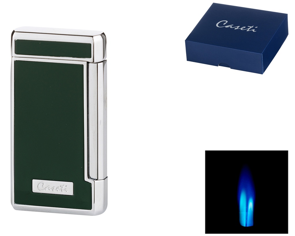 Briquet Caseti Paris Double Jet Vert