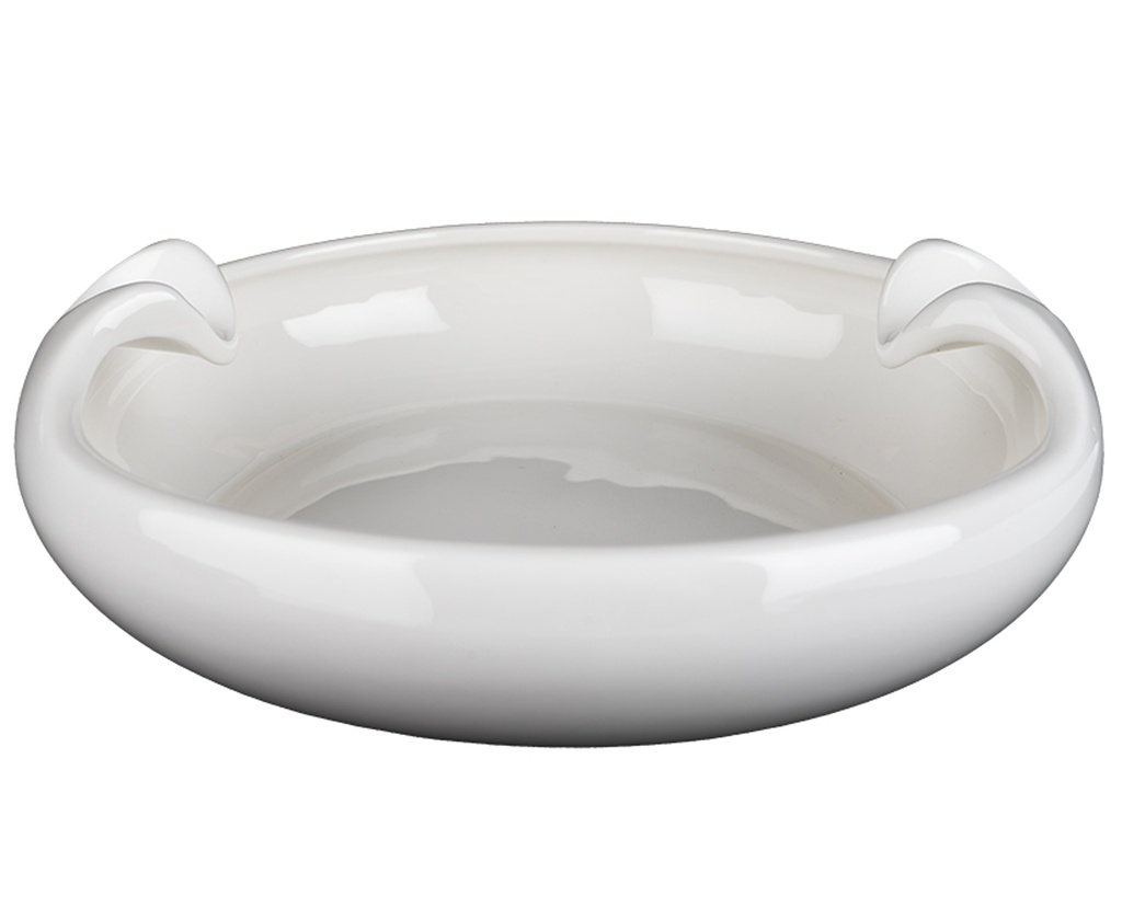 Ashtray Ceramic Zorr White