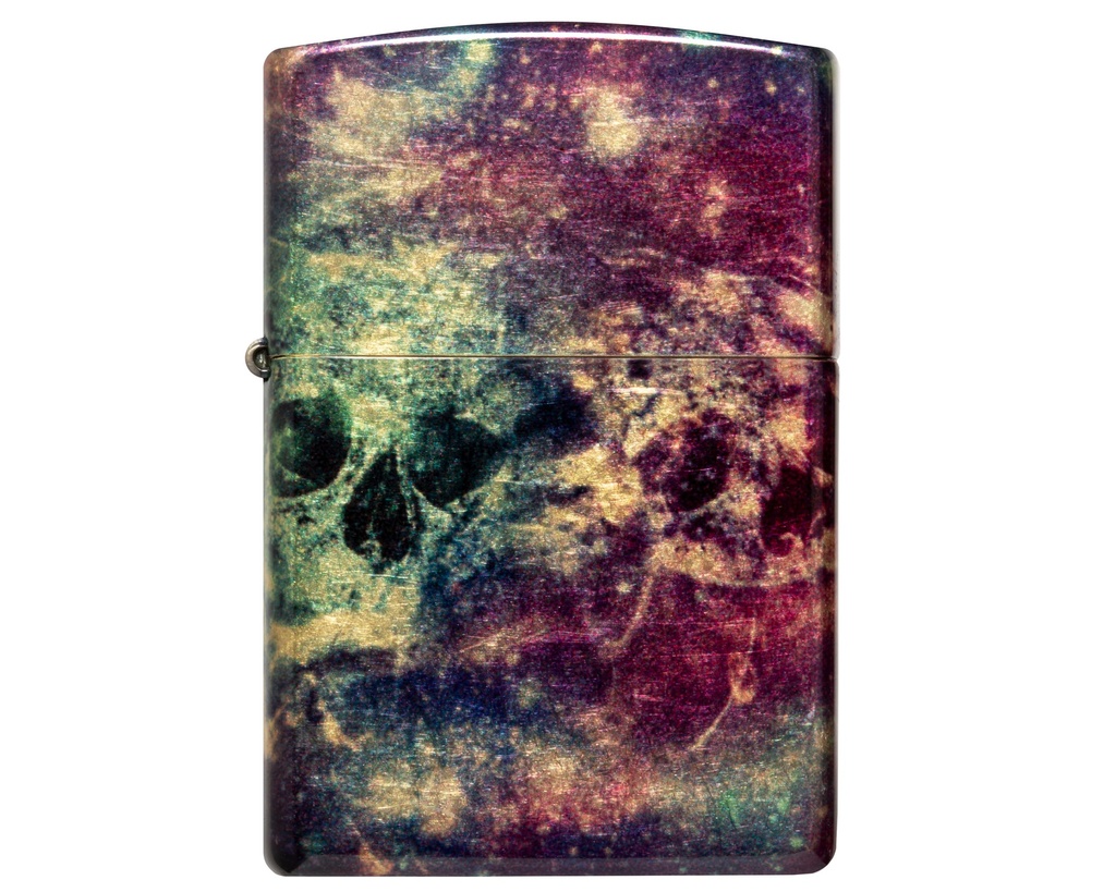 Briquet Zippo Galaxy Skull Design