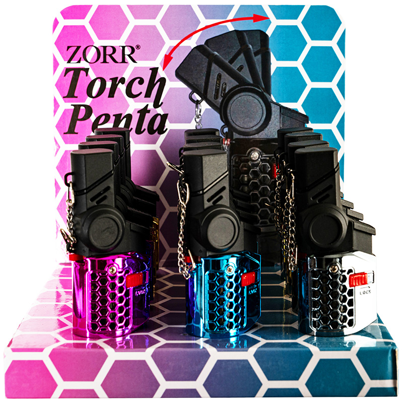 Briquet Zorr Torch Penta Retratable