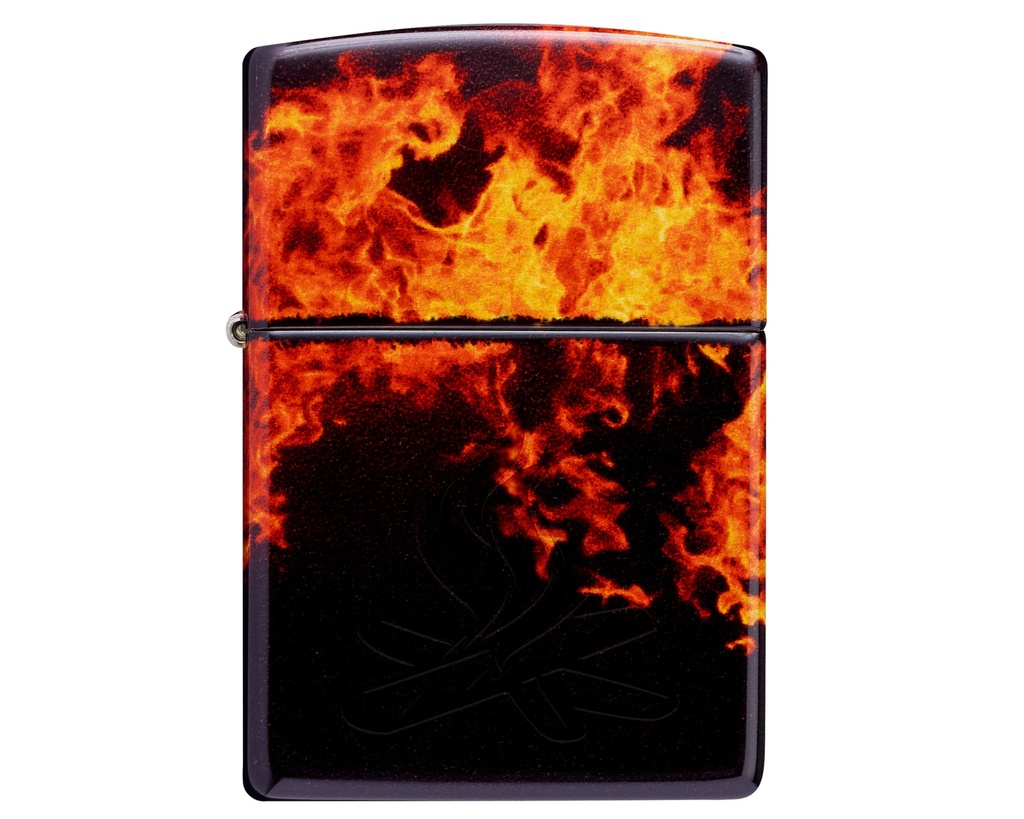 Briquet Zippo Campfire Design