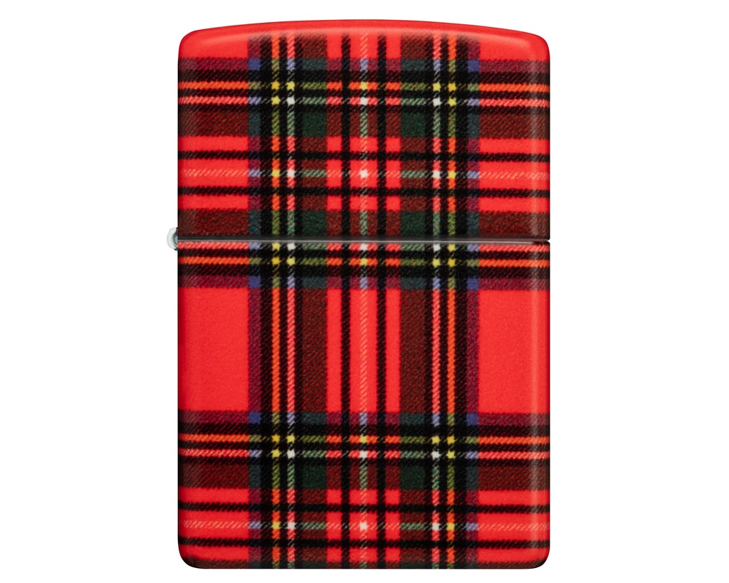 Aansteker Zippo Red Plaid Design