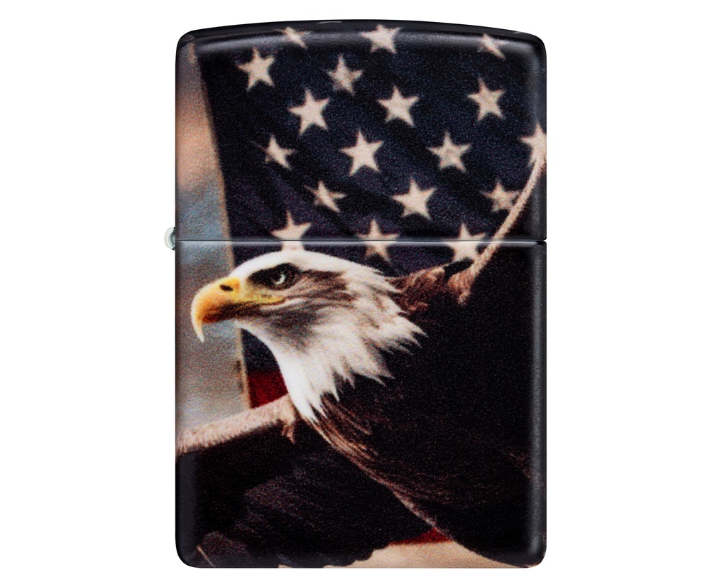 Aansteker Zippo Eagle USA Flag Design