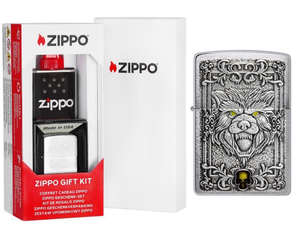 Geschenkset Zippo 60006751 met benzine 125ml