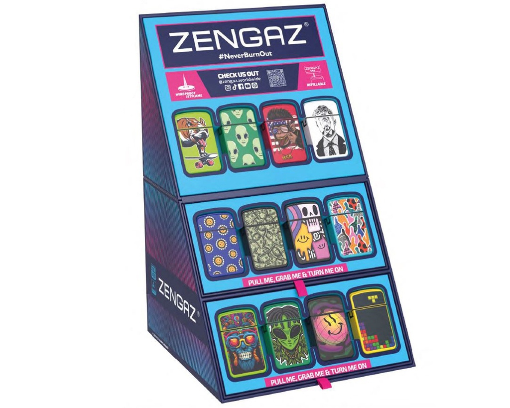 Lighter Zengaz ZL12 Royal Jet Cube Display V16