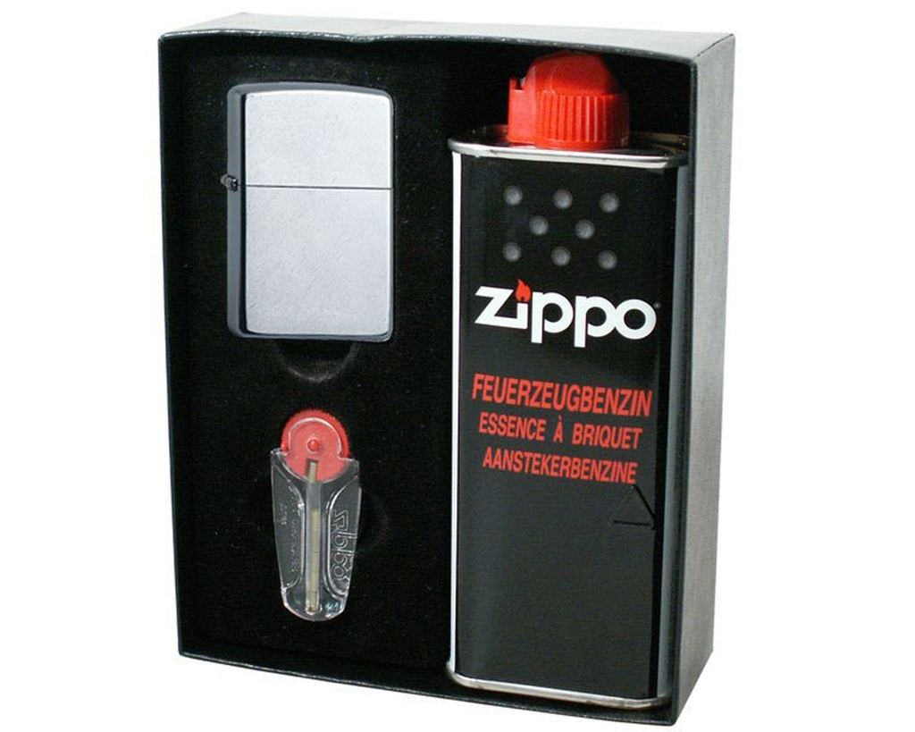 Gift Set Zippo Street Chrome