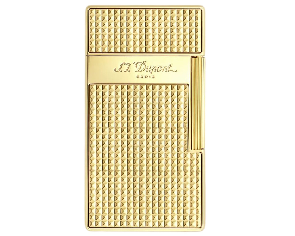 Briquet Dupont Biggy Pointe de Diamant Dore