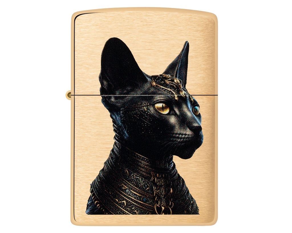 Lighter Zippo Egyptian Cat Design