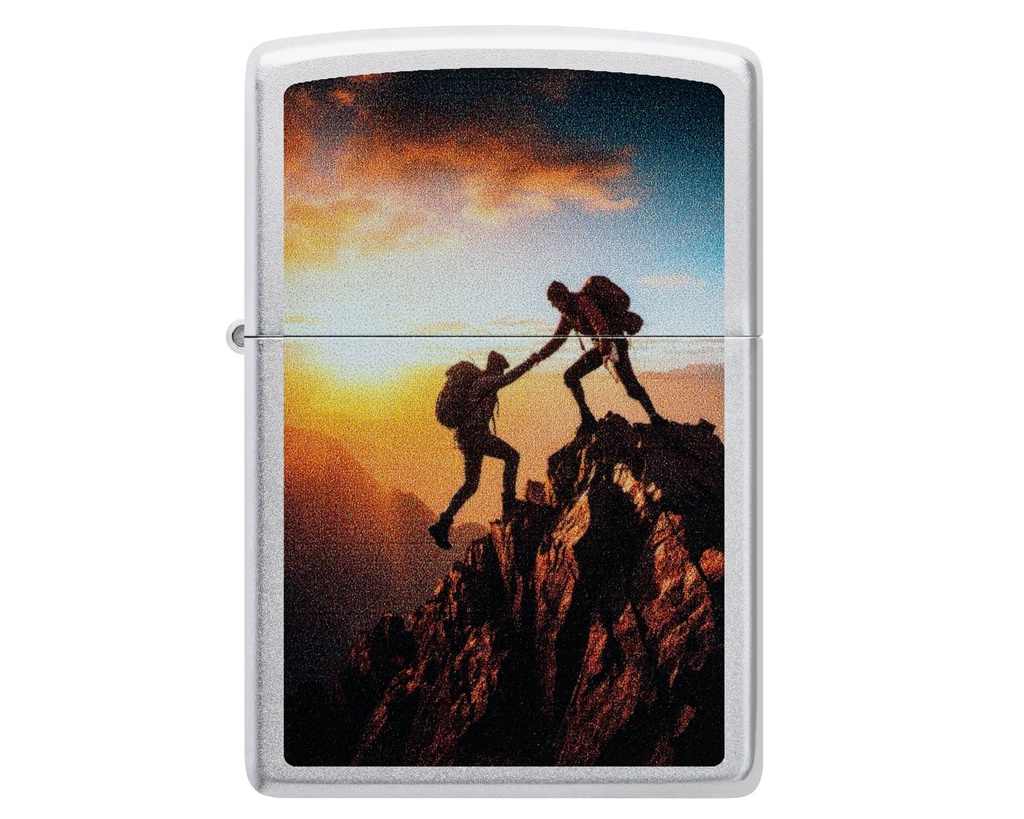 Lighter Zippo Mountain Climbing Design