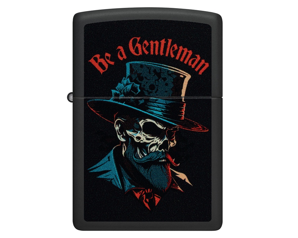 Briquet Zippo Be a Gentleman Design