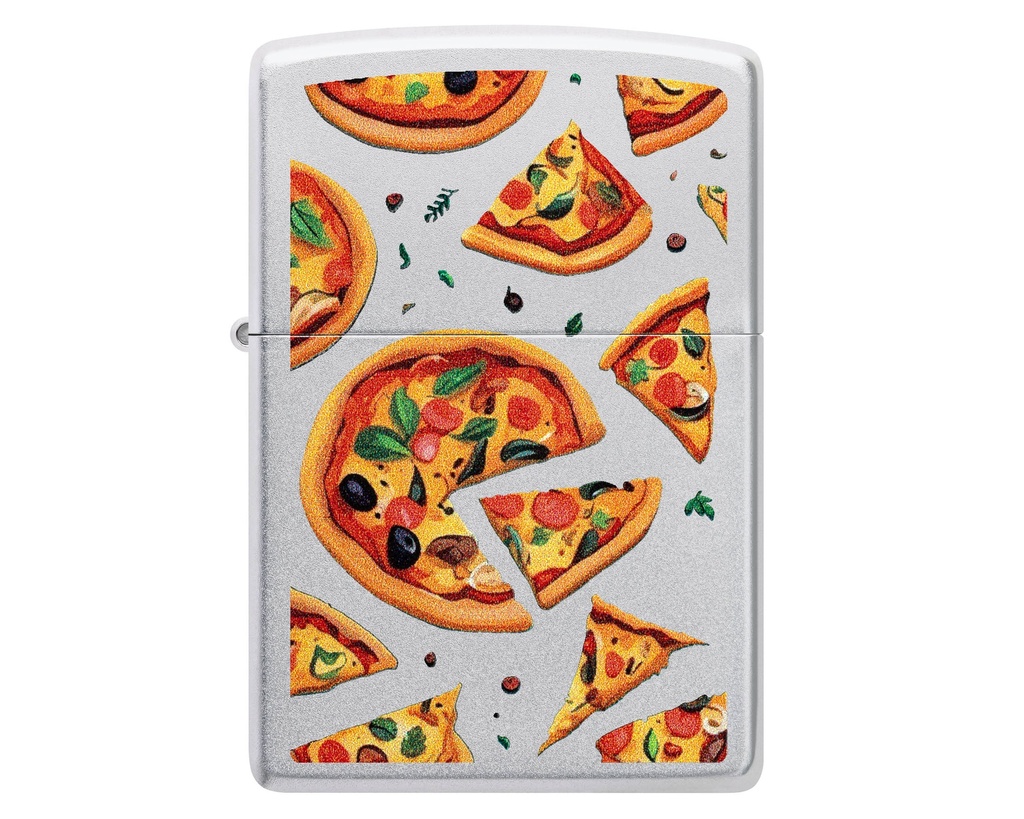 Lighter Zippo Pizza Design