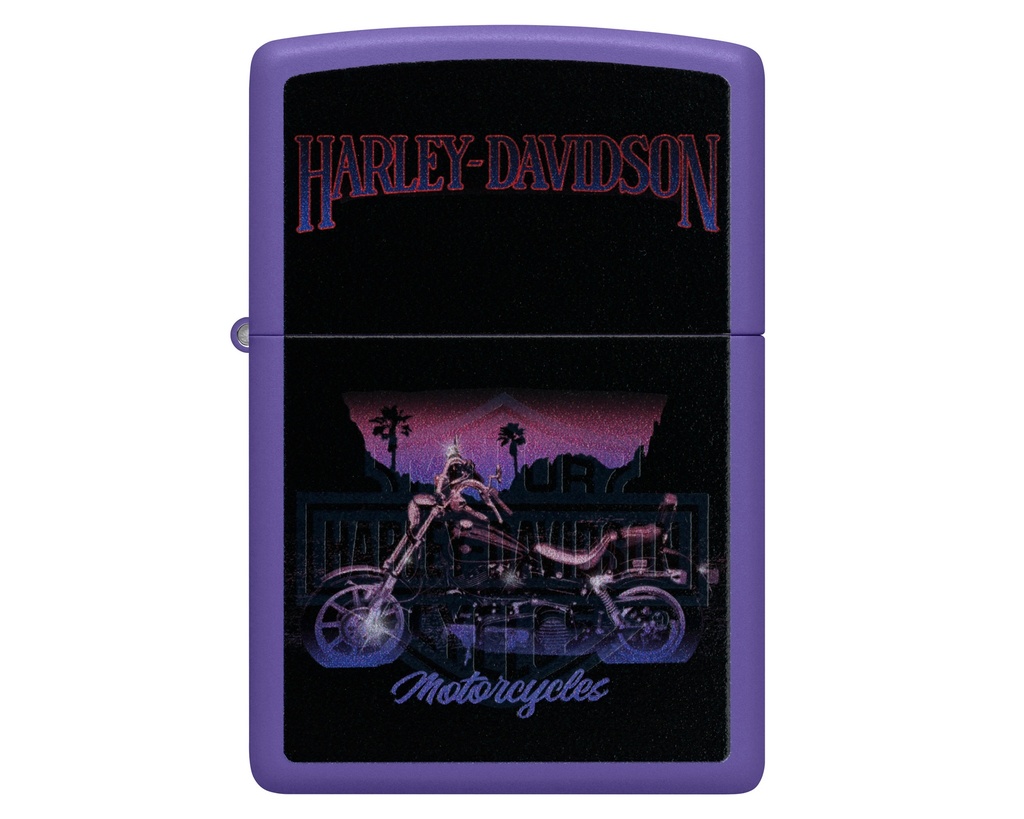 Briquet Zippo Harley Black Light Design Change