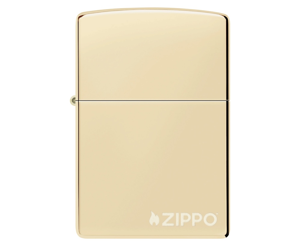 Briquet Zippo Champagne with Zippo Logo