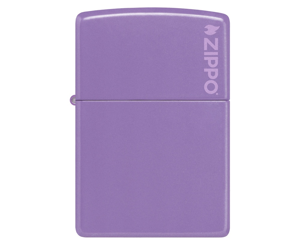 Lighter Zippo Smokey Lavender with Zippo Logo