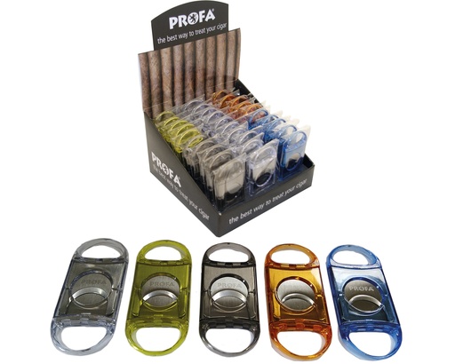 [02151] Cigar Cutter Profa Transparant Colors
