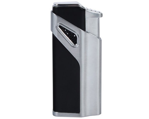 [10363] Briquet Hadson Rocket Chrome/Noir